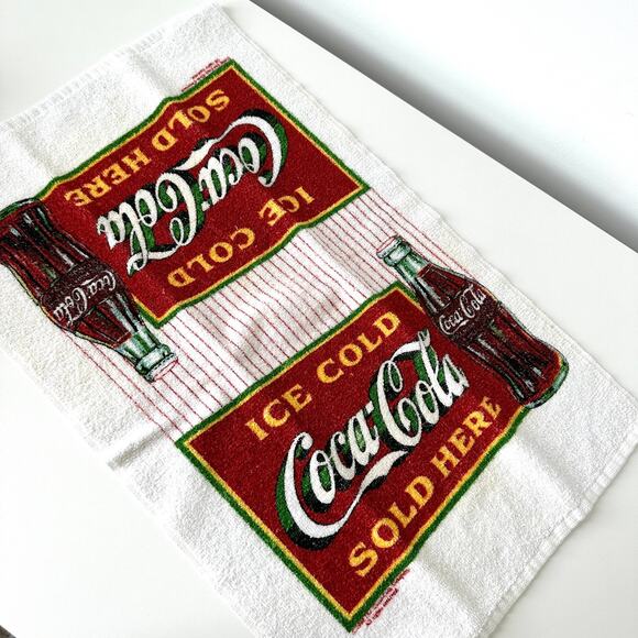 4 x Vintage Coca Cola Towel Bundle Collectible - Picture 4 of 14